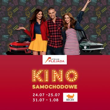 Letnie kino na kółkach w Atrium Plejada