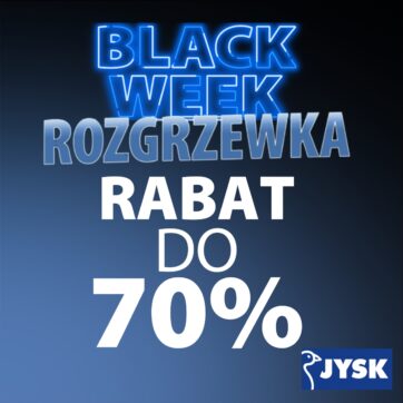 Rozgrzewka przed Black Friday w Jysk