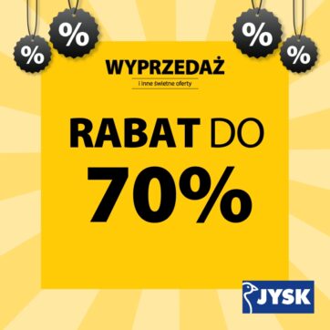 Wyprzedaż w Jysk